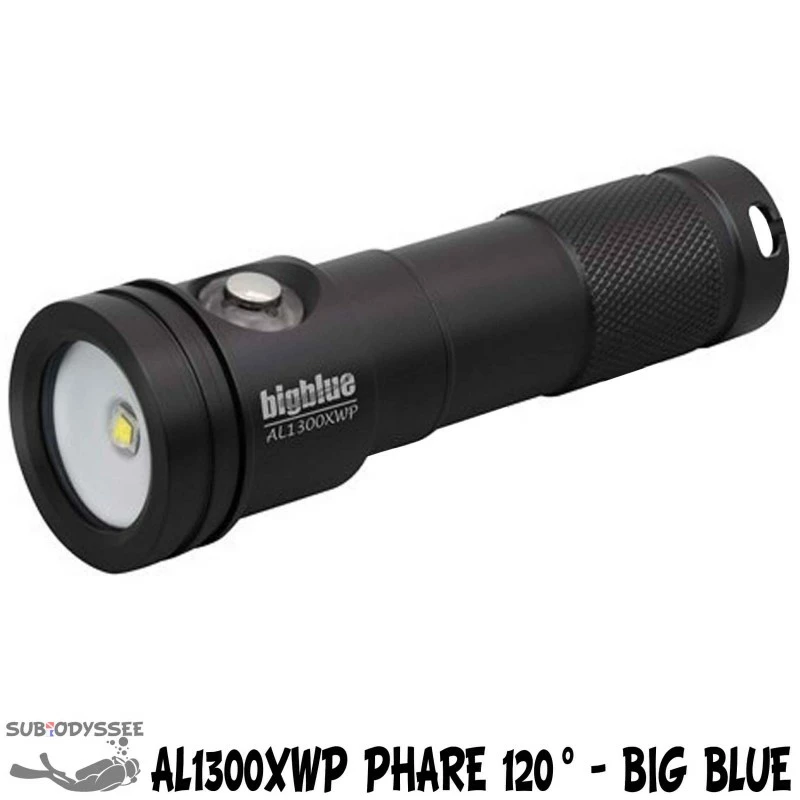 AL1300XWP Phare De Plongée 120° Photo/vidéo - Big Blue