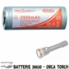Batterie 26650 - Orca Torch