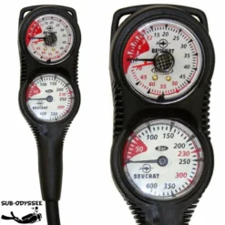 Console 2 éléments Manometre + Profondimètre - Beuchat