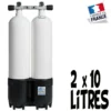 Bi-Bouteille De Plongée 2 X 10 Litres 230 Bars (Ø171mm) - Roth