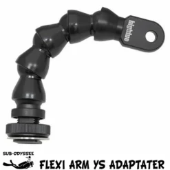 Bras Photo Flexible 15cm FLEXI ARM HOT SHOE YS Adapter 6" - BIGBLUE