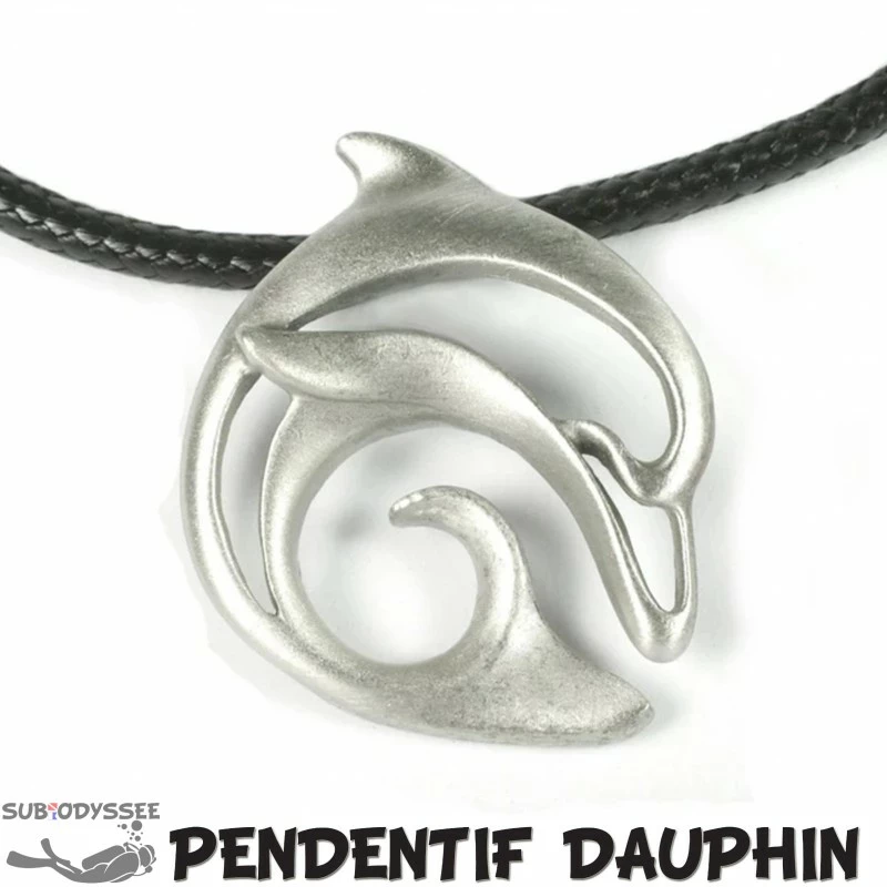 Pendentif DAUPHIN "FLIPPER" Etain - BigBlue By St John