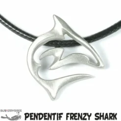 Pendentif FRENZY REEF SHARK Etain - BigBlue By St John