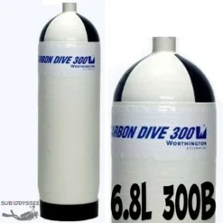 Fut Nu De Bouteille Carbone 6,8 Litres 300 Bars - CarbonDive