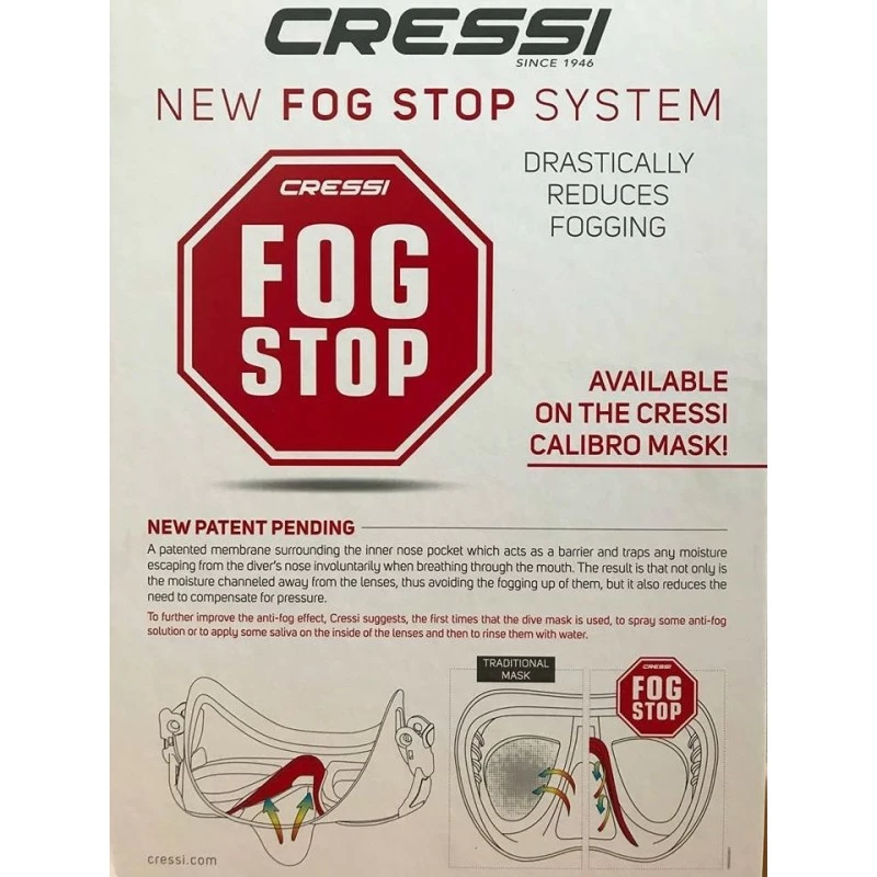 CALIBRO Masque D'apnée Silicone Blanc - Cressi – Image 3