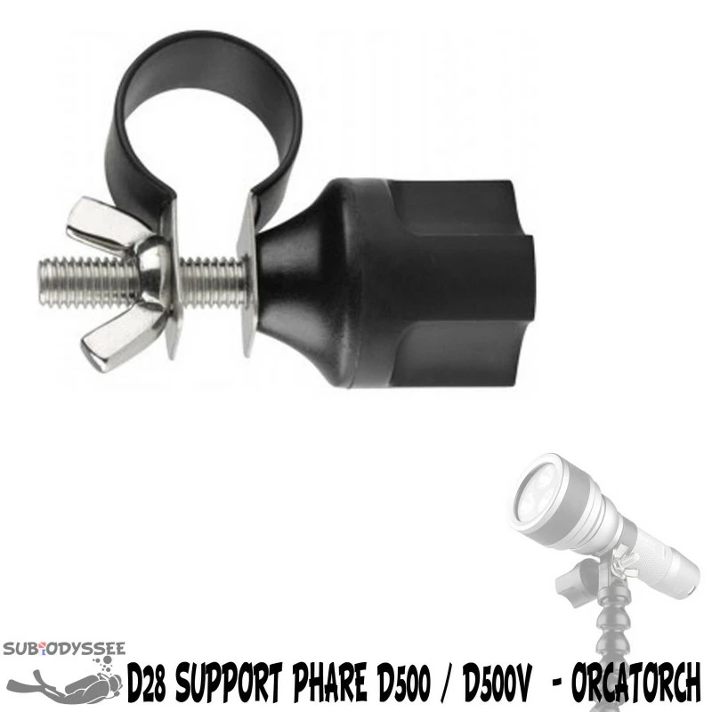 D28 Cerclage Adaptateur Support De Lampe Sur Bras - Orca Torch