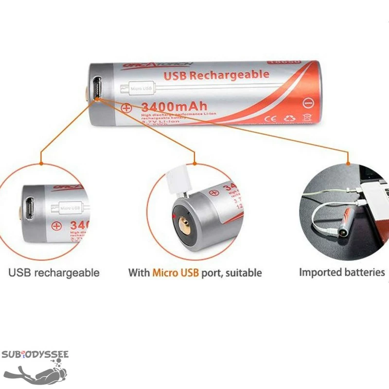 D530V Phare 1300Lumen Pour La Photo / Video - Orca Torch – Image 4