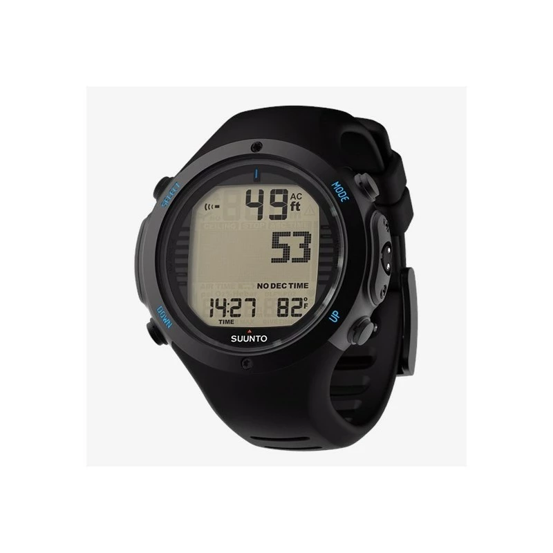 D6i NOVO ALL BLACK Elastomère Montre Ordinateur + Interface USB - Suunto – Image 2