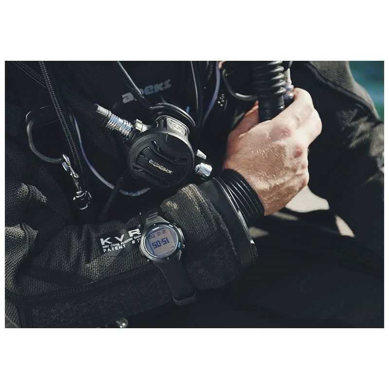 D6i NOVO ALL BLACK Elastomère Montre Ordinateur + Interface USB - Suunto – Image 4