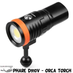 D910V Phare VIDEO 5000 Lumen - ORCA TORCH