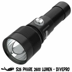 S26 Phare De Plongée 2600 Lumen - Divepro