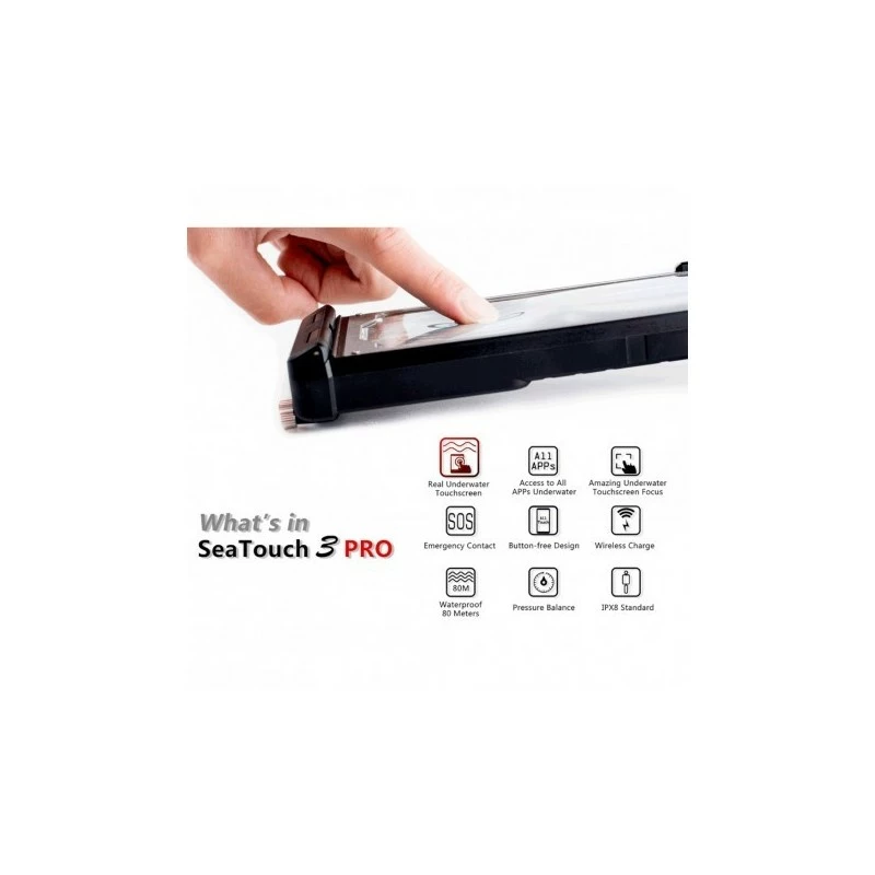 SEATOUCH 3 Pro 80m Caisson Pour Samsung S10/S10+/S10E/Note (Pack 3) - Divevolk â Image 2