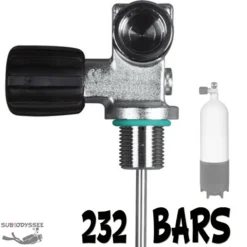 Robinet 1 Sortie 230 Bars Air M25x200