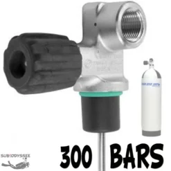 Robinet 1 Sortie 300 Bars Air M25x200