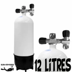 Bloc 12 Litres Court 2 Sorties Acier - Eurocylinder