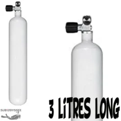 Bouteille 03 Litres Long 232 Bars Acier - Eurocylinder