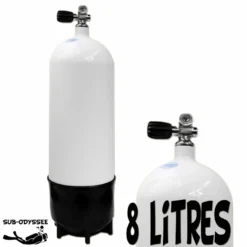 Bouteille 08 Litres 230 Bars Acier - Eurocylinder