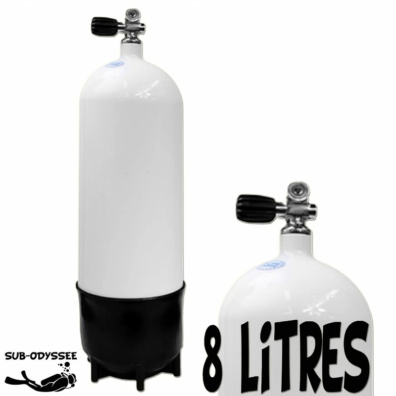 Bouteille 08 Litres 230 Bars Acier - Eurocylinder