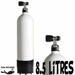Bouteille 8.5 Litres Long 230 Bars Acier 1 Sortie Fond Bombé - Eurocylinder