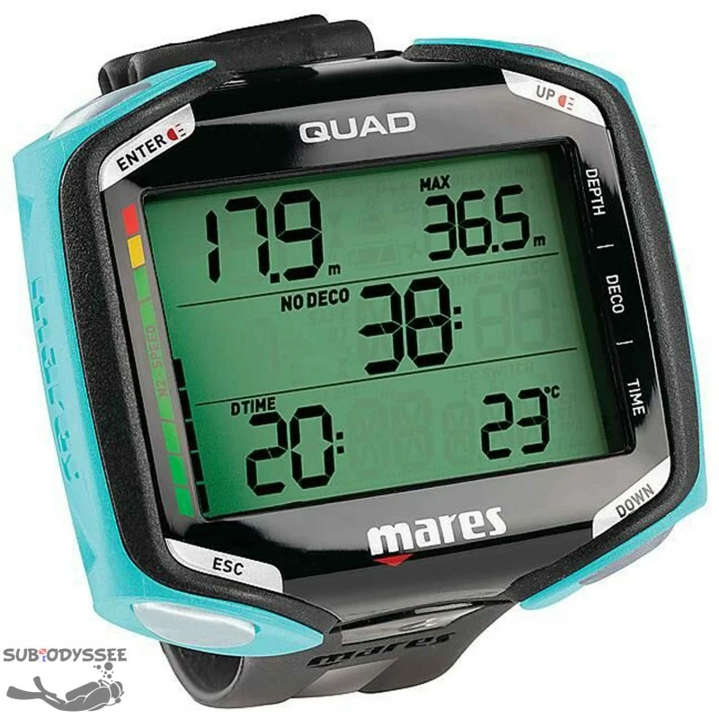 QUAD Aquamarine Ordinateur De Plongée - Mares - Série Limitée – Image 2