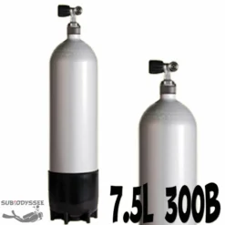 Bouteille 7.5 Litres 300 Bars Acier 1 Sortie - ROTH