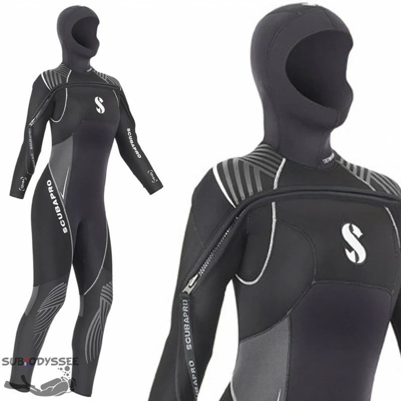 DEFINITION Front Zip Femme Monopièce 7mm Avec Cagoule - Scubapro