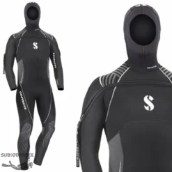 DEFINITION Front Zip Homme Monopièce 7mm Avec Cagoule - Scubapro