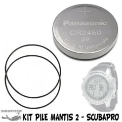 Kit Pile Pour Ordinateur MANTIS 2 Avec Joints - SCUBAPRO