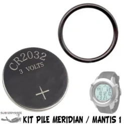 Kit Pile Pour Ordinateur MANTIS 1 & MERIDIAN Avec Joint - SCUBAPRO