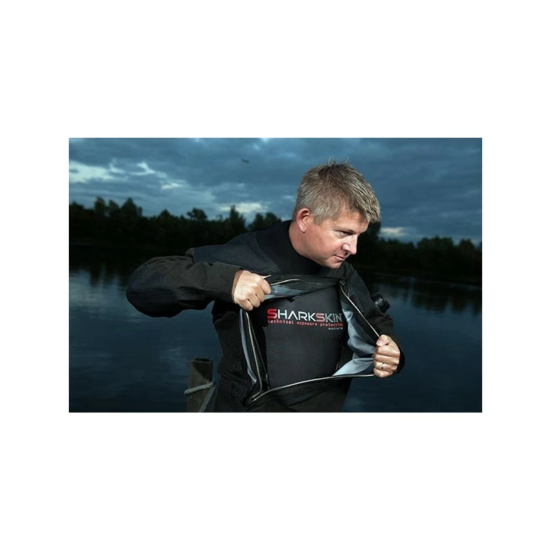 CHILLPROOF FULL SUIT Homme Monopièce Zip Dorsal - SHARKSKIN – Image 3