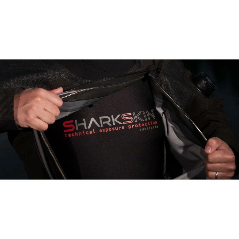 CHILLPROOF FULL SUIT Homme Monopièce Zip Dorsal - SHARKSKIN – Image 4