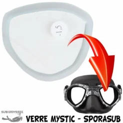 Verre Correcteur MYSTIC Négatif (-1.5 à -5.0) - Sporasub